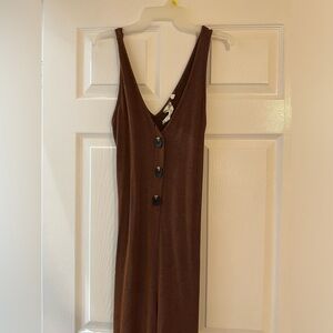 Blu Pepper Brown Jumpsuit